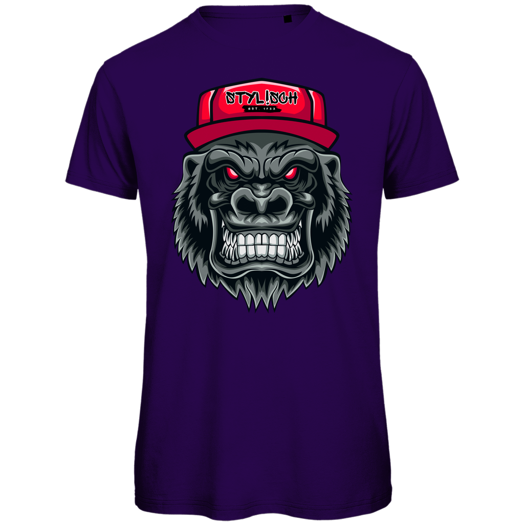 #002 Affe, Herren Premium Bio T-Shirt