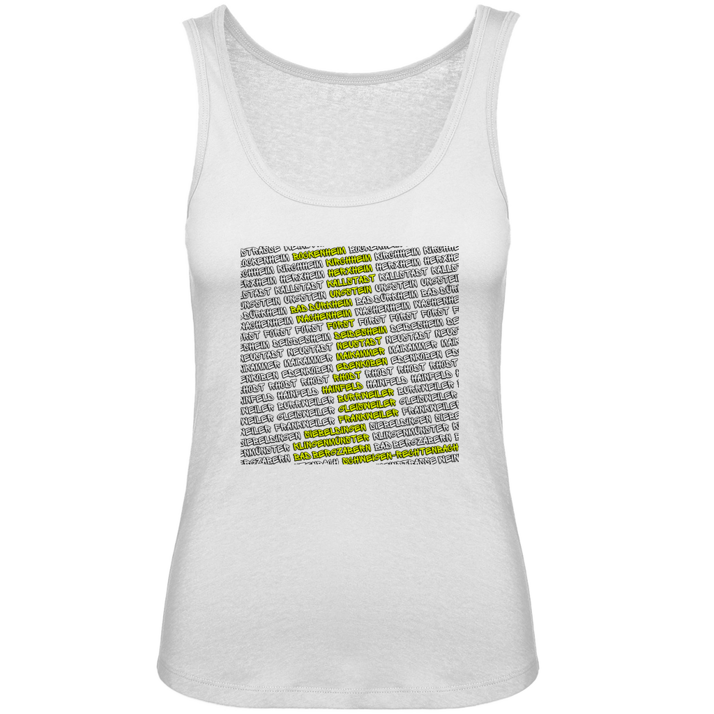 #002 Weinstraße, Damen Premium Organic Tank Top