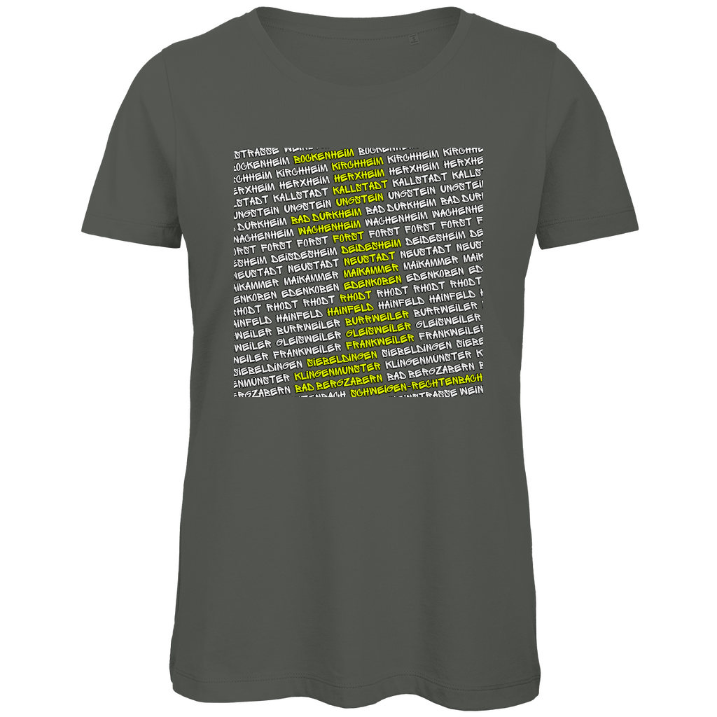 #002 Weinstraße, Damen Premium Bio T-Shirt