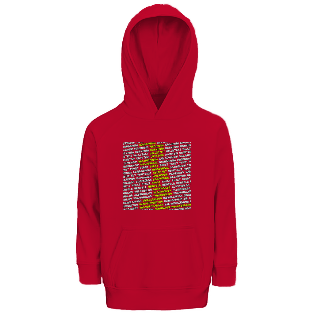 #002 Weinstraße, Kinder Premium Bio Hoodie