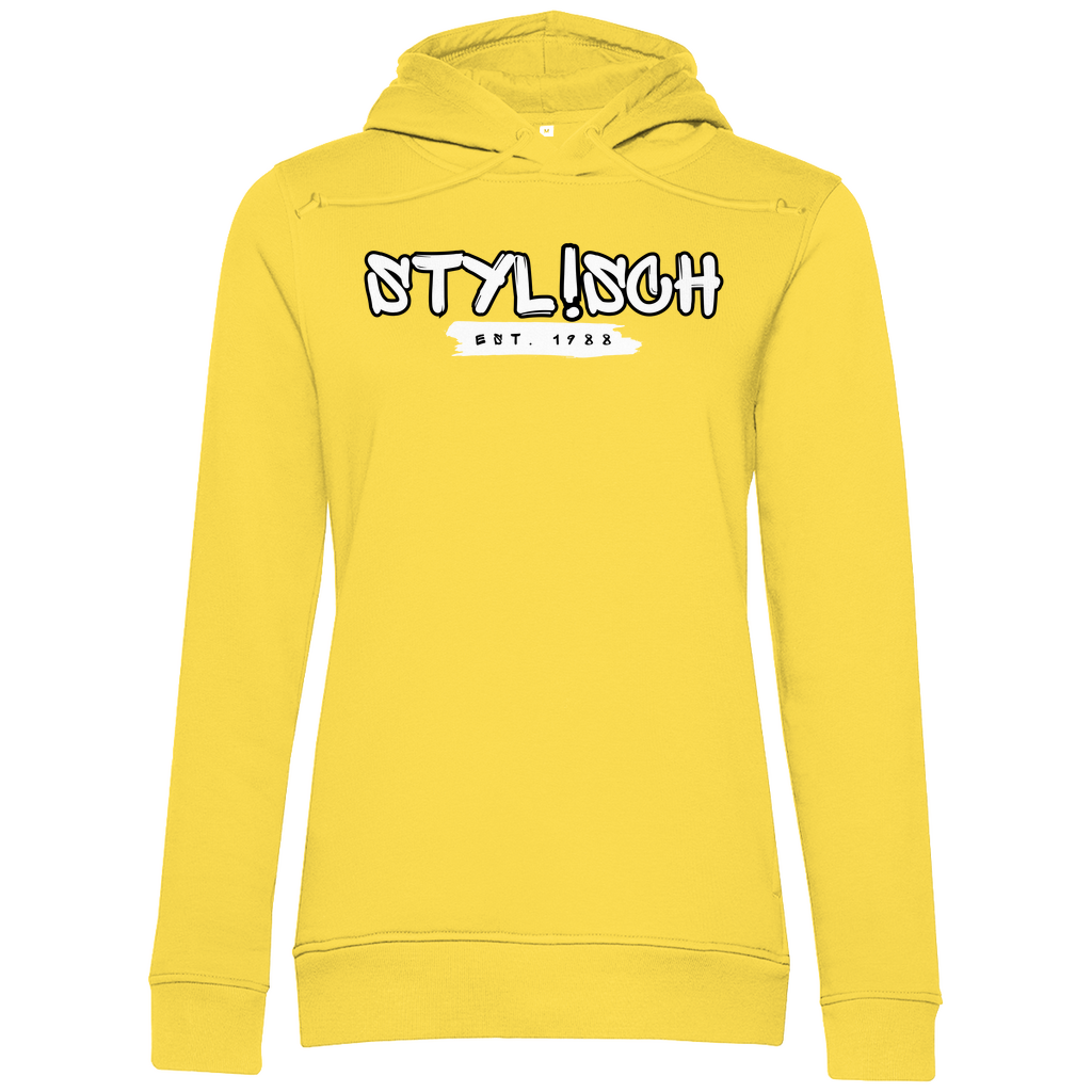#002 STYLISCH, Damen Premium Bio Hoodie
