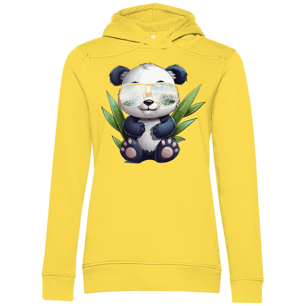 #001 Panda, Damen Premium Bio Hoodie