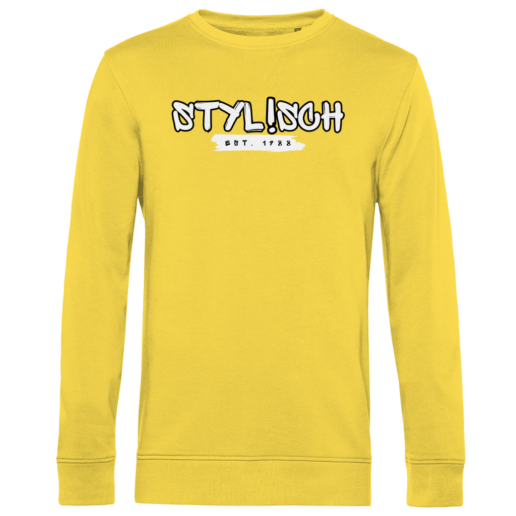#002 STYLISCH , Herren Premium Bio Sweatshirt