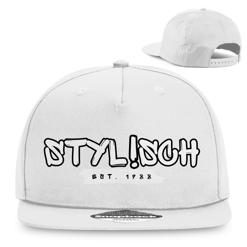 #002 STYLISCH, Snapback Rapper Cap
