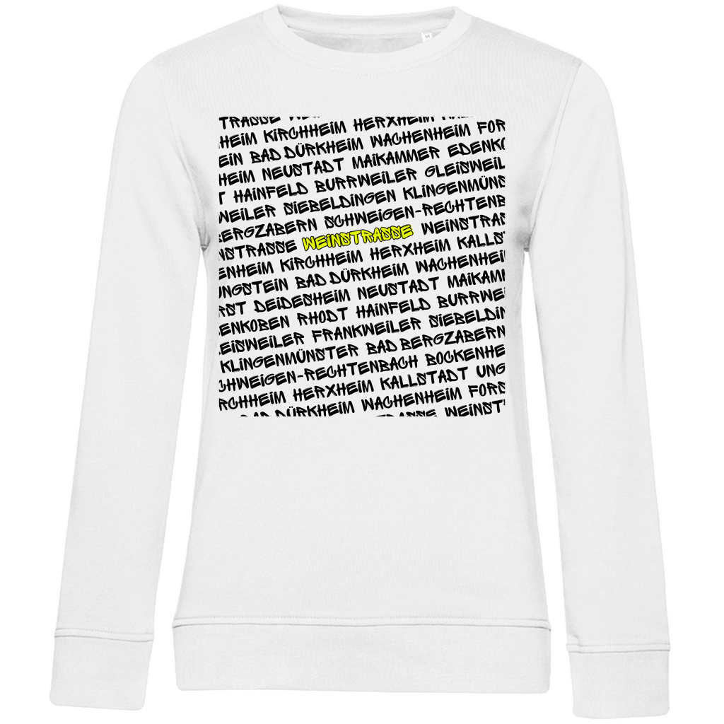 #001 Weinstraße, Damen Premium Bio Sweatshirt