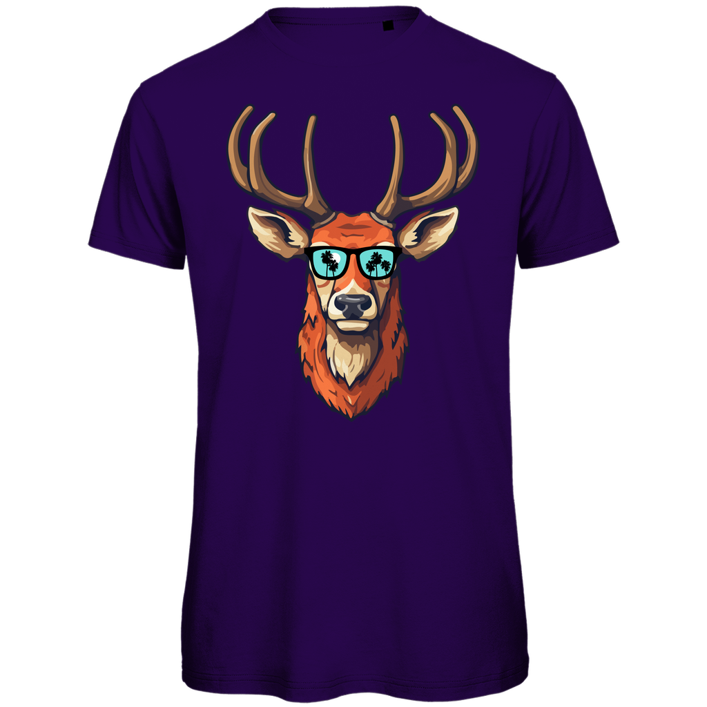 #001 Hirsch, Herren Premium Bio T-Shirt