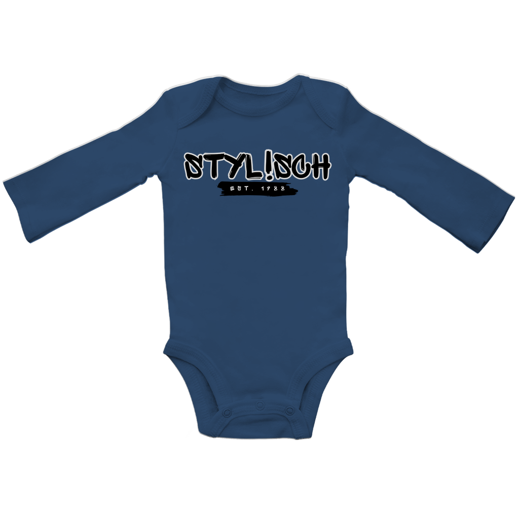 #001 STYLISCH, Baby Premium Bio Bodysuite, Langarm