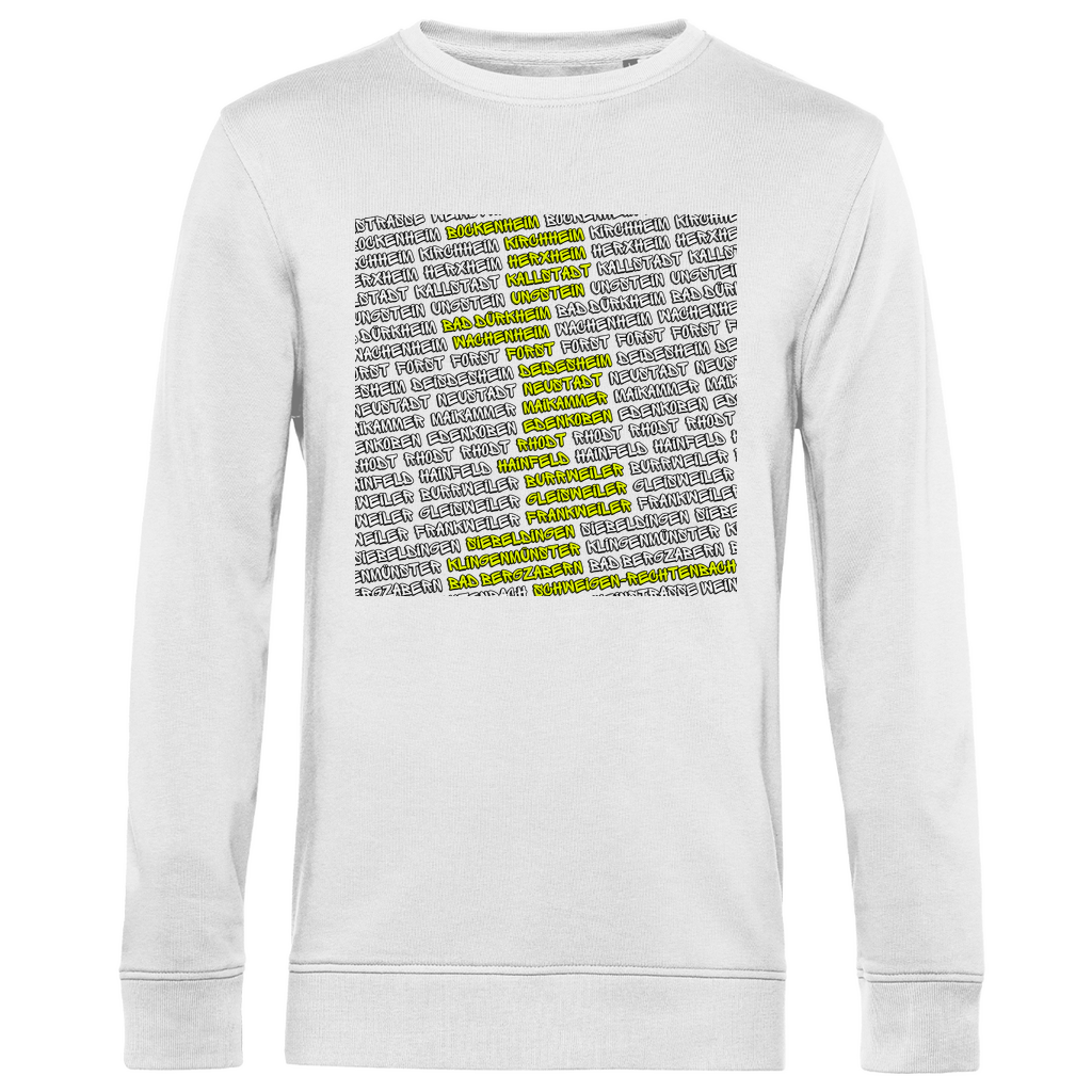 #002 Weinstraße, Herren Premium Bio Sweatshirt