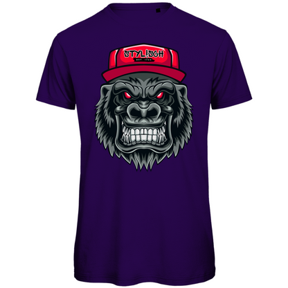 #002 Affe, Herren Premium Bio T-Shirt