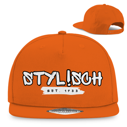 #002 STYLISCH, Snapback Rapper Cap