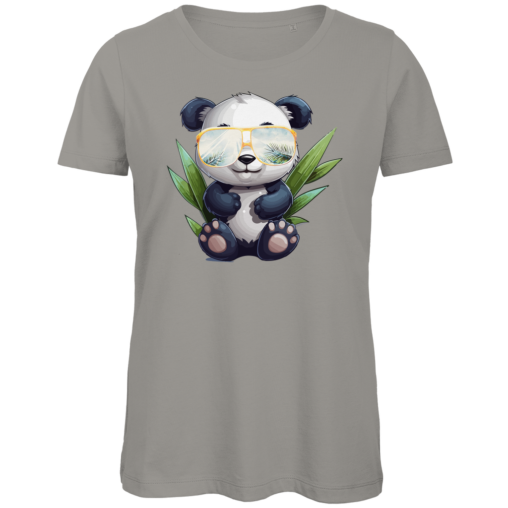 #001 Panda, Damen Premium Bio T-Shirt