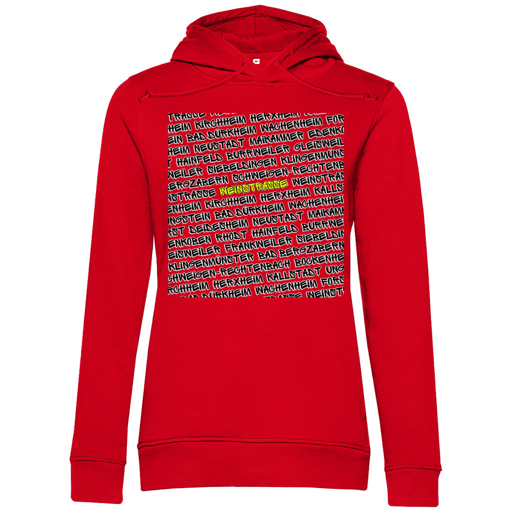 #001 Weinstraße, Damen Premium Bio Hoodie