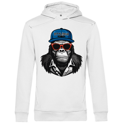 #001 Affe, Herren Premium Bio Hoodie