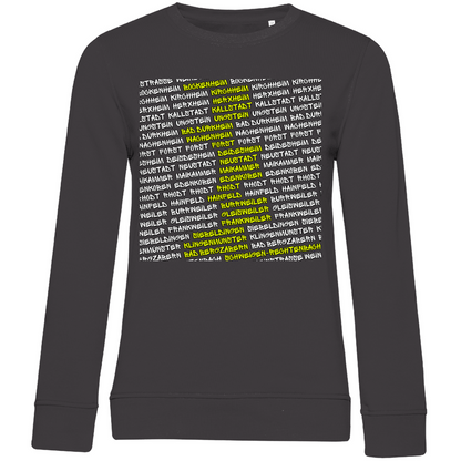 #002 Weinstraße, Damen Premium Bio Sweatshirt