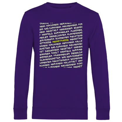 #001 Weinstraße, Herren Premium Bio Sweatshirt