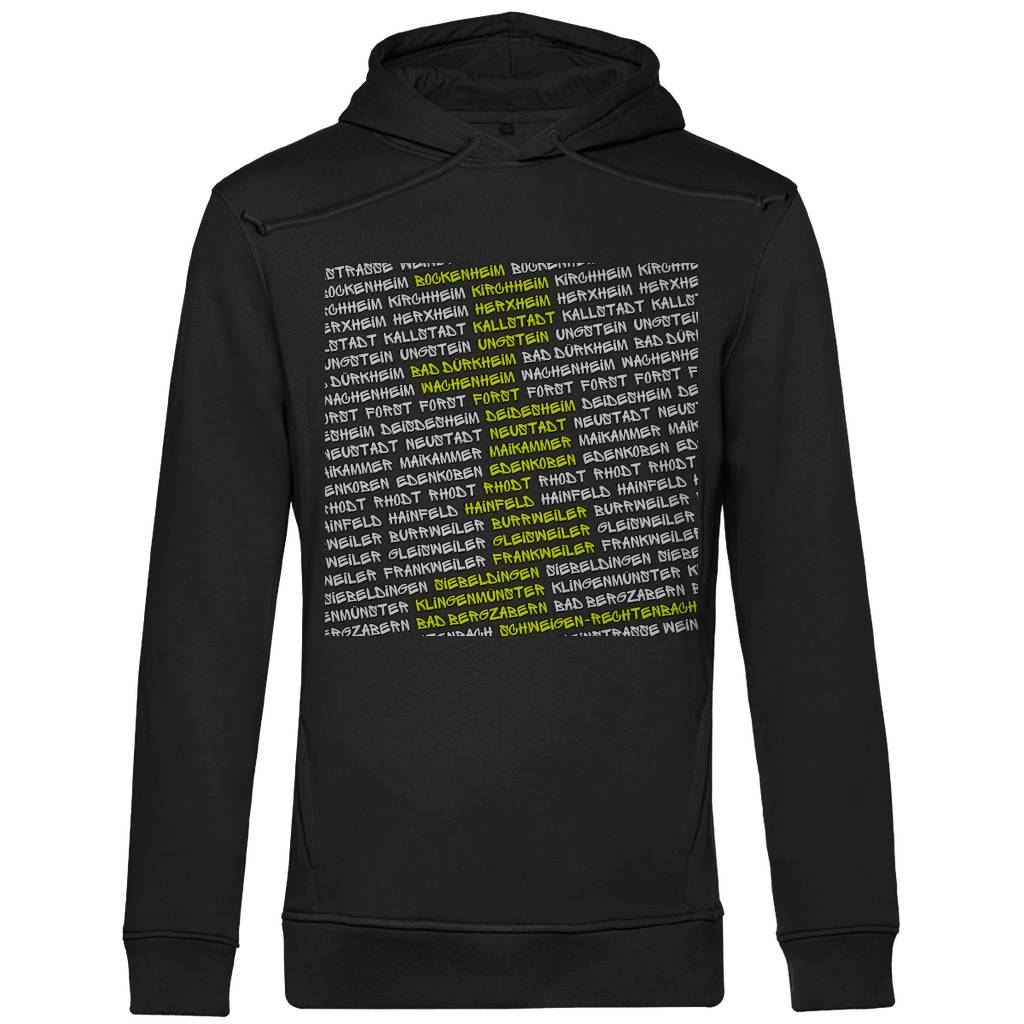 #002 Weinstraße, Herren Premium Bio Hoodie