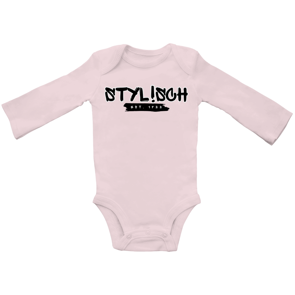 #001 STYLISCH, Baby Premium Bio Bodysuite, Langarm