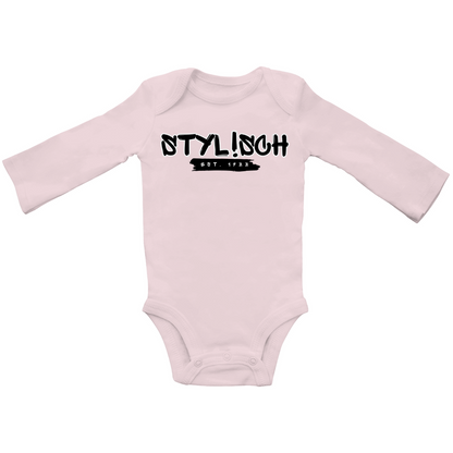 #001 STYLISCH, Baby Premium Bio Bodysuite, Langarm