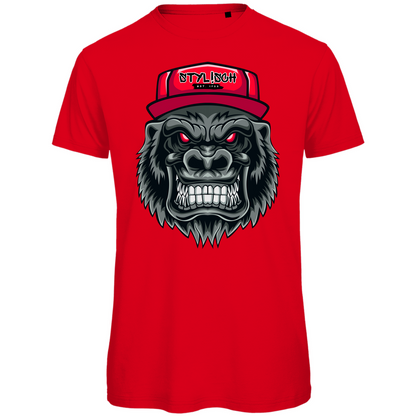 #002 Affe, Herren Premium Bio T-Shirt