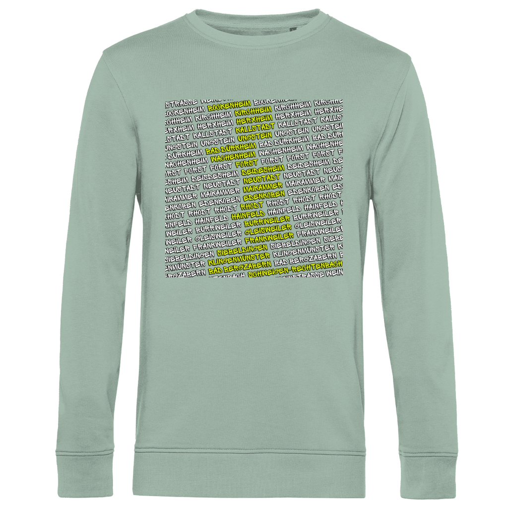 #002 Weinstraße, Herren Premium Bio Sweatshirt