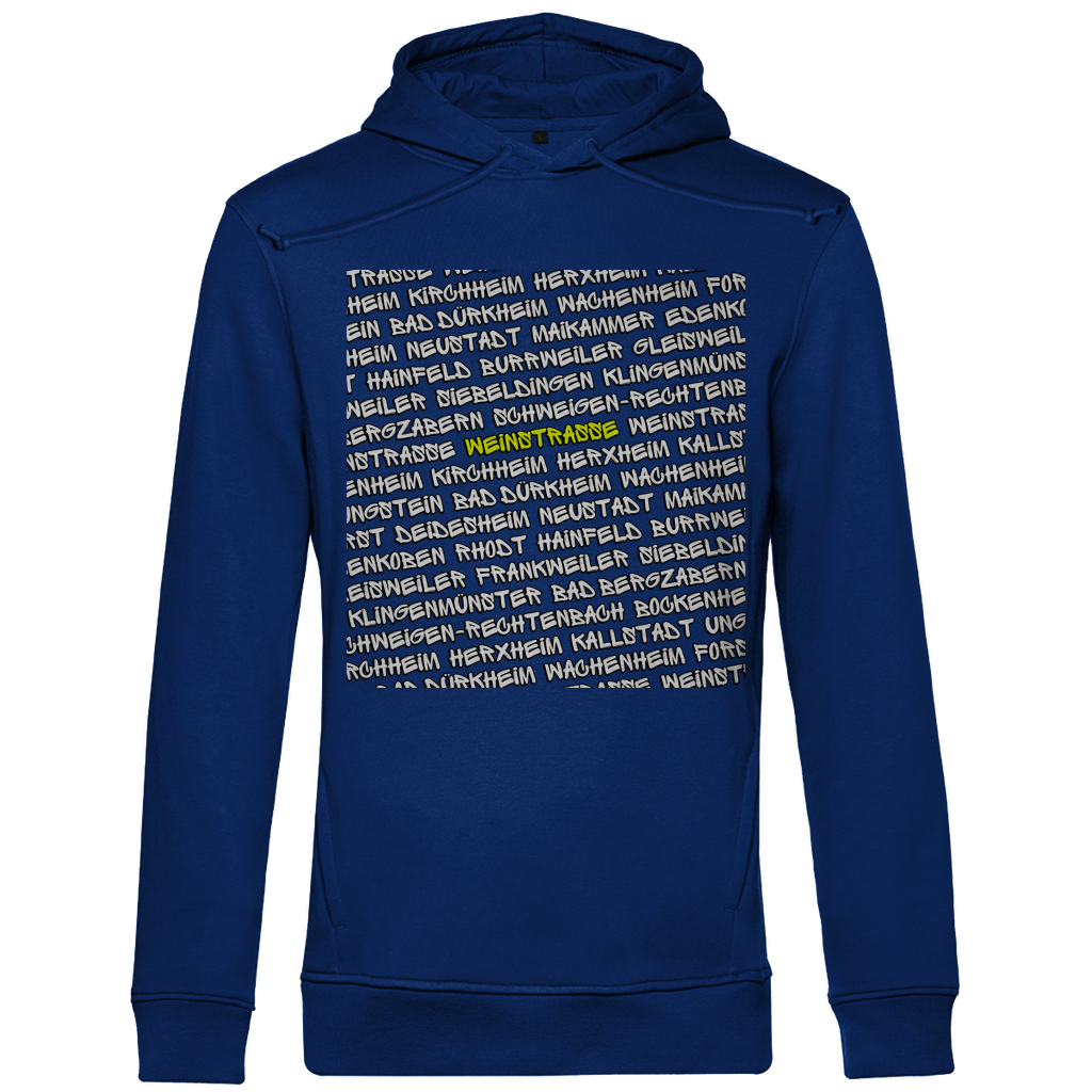 #001 Weinstraße, Herren Premium Bio Hoodie