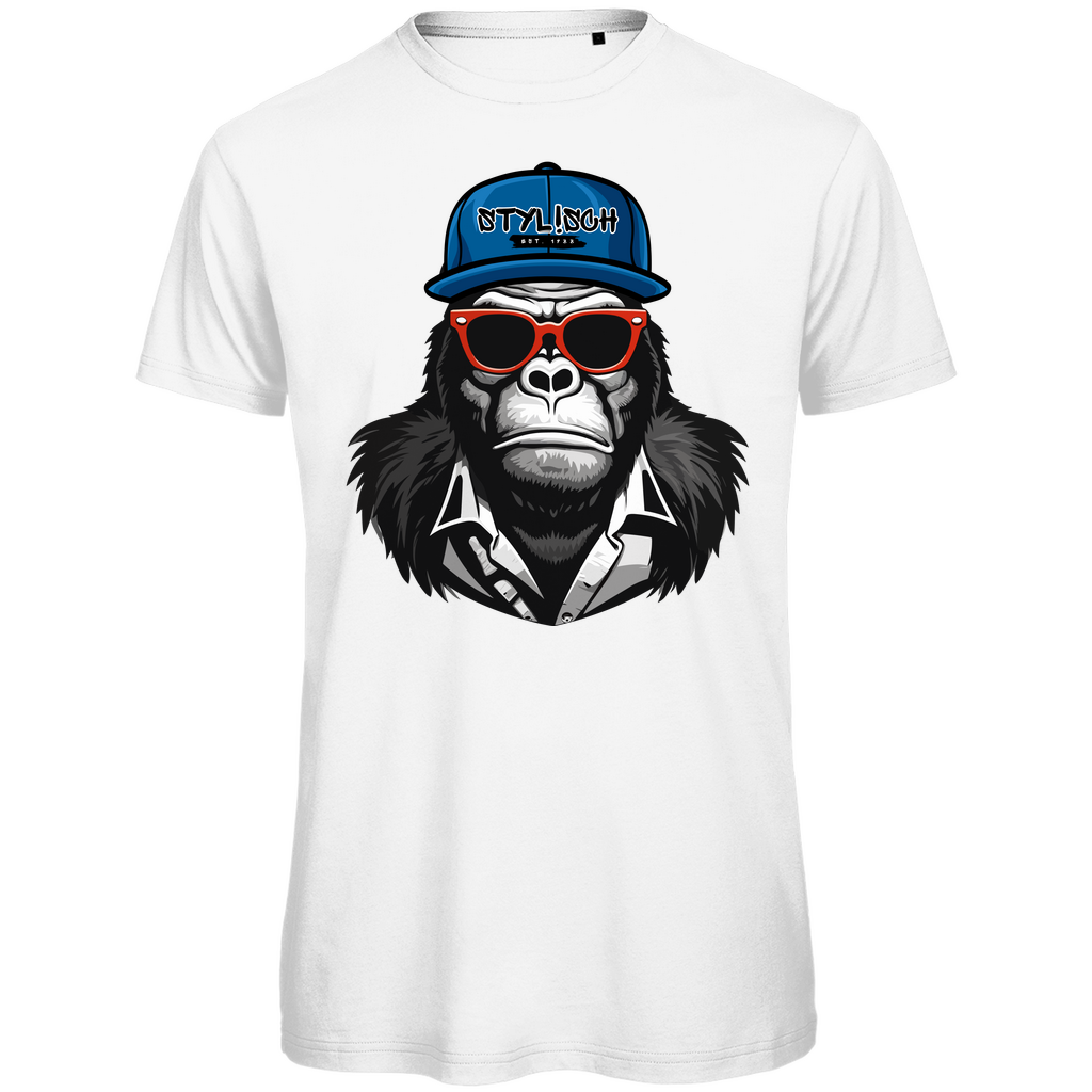 #001 Affe, Herren Premium Bio T-Shirt