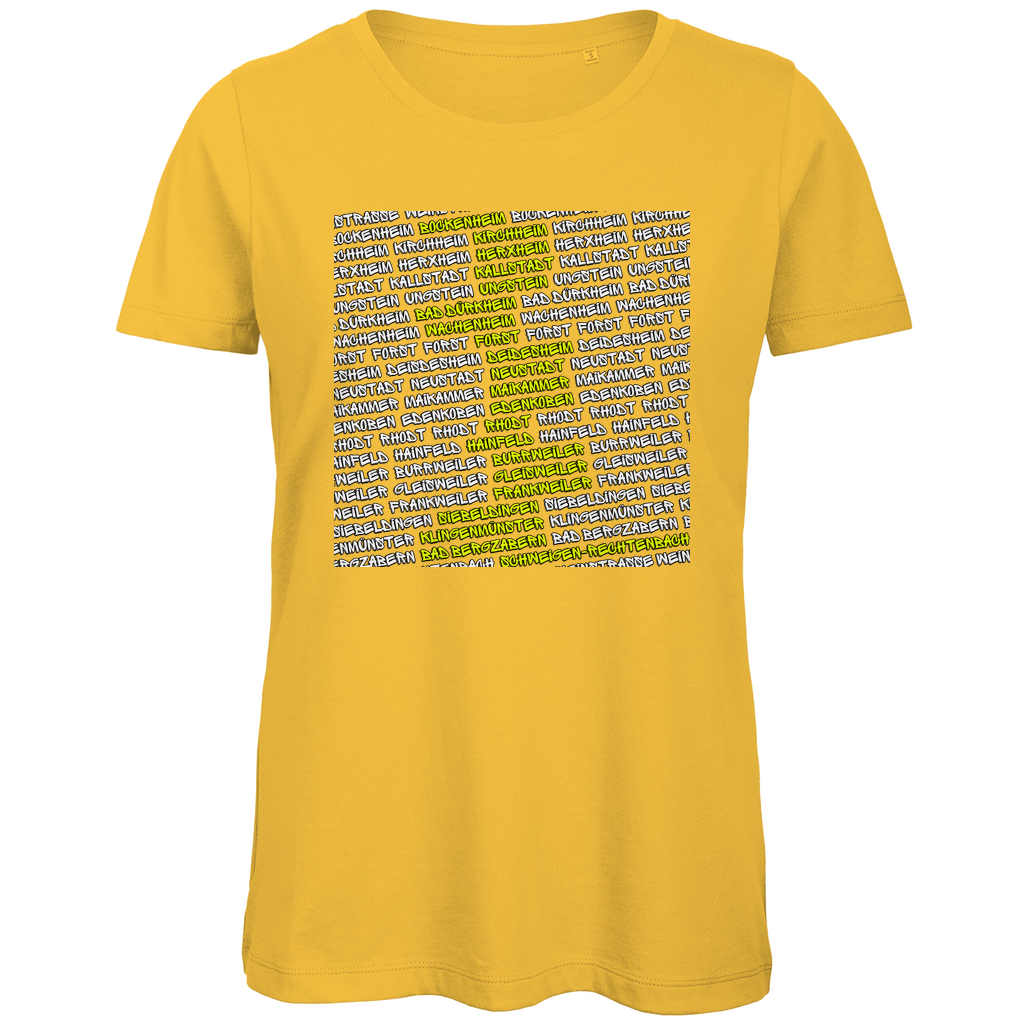 #002 Weinstraße, Damen Premium Bio T-Shirt