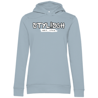 #002 STYLISCH, Damen Premium Bio Hoodie