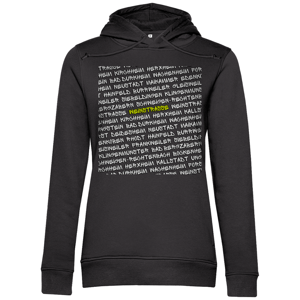 #001 Weinstraße, Damen Premium Bio Hoodie
