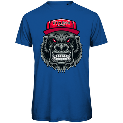 #002 Affe, Herren Premium Bio T-Shirt