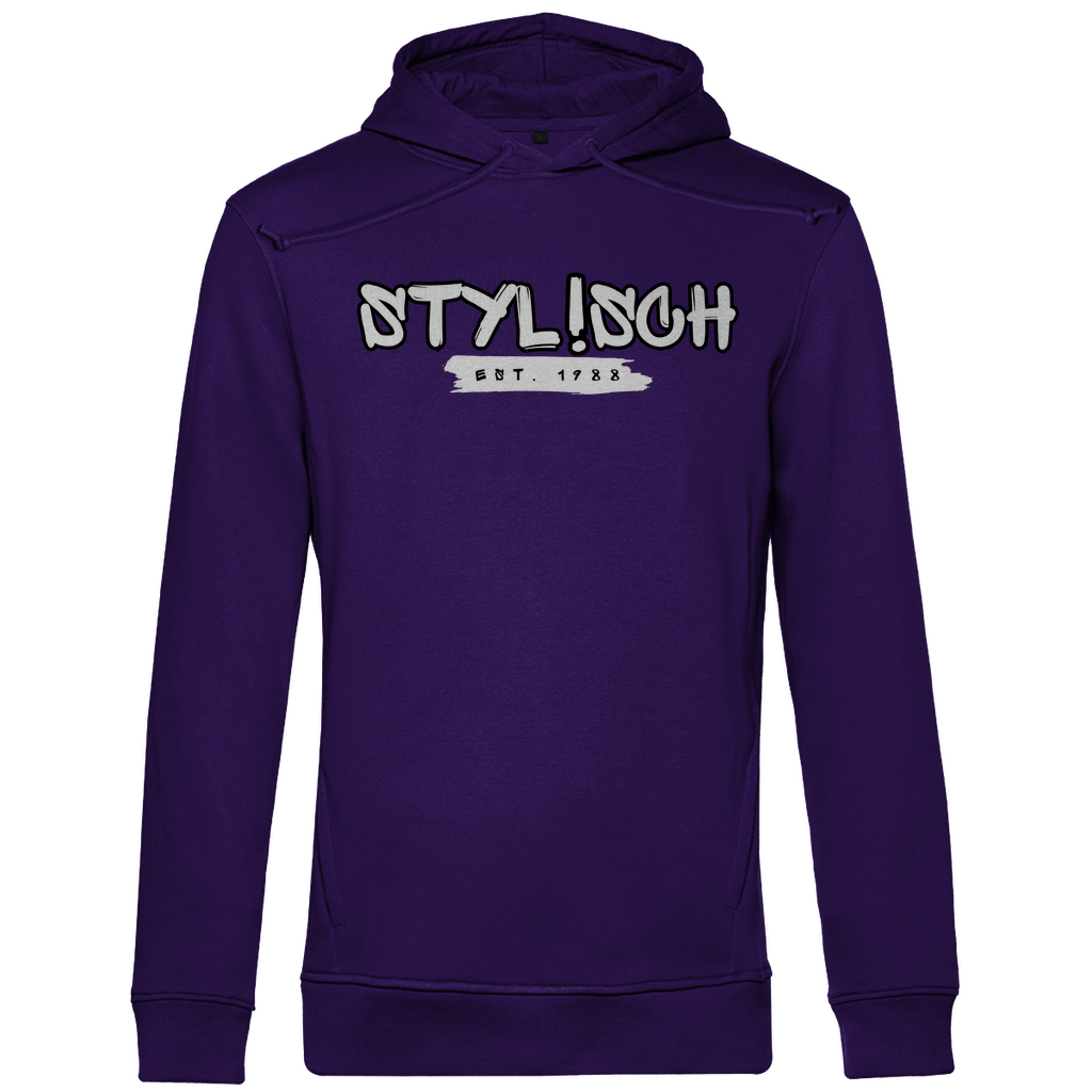 #002 STYLISCH, Herren Premium Bio Hoodie