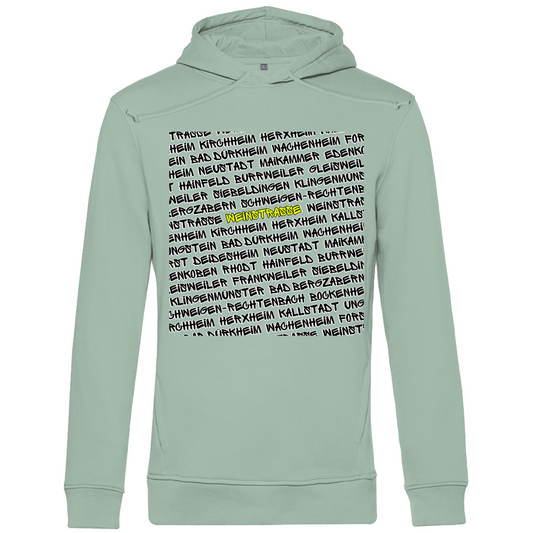 #001 Weinstraße, Herren Premium Bio Hoodie