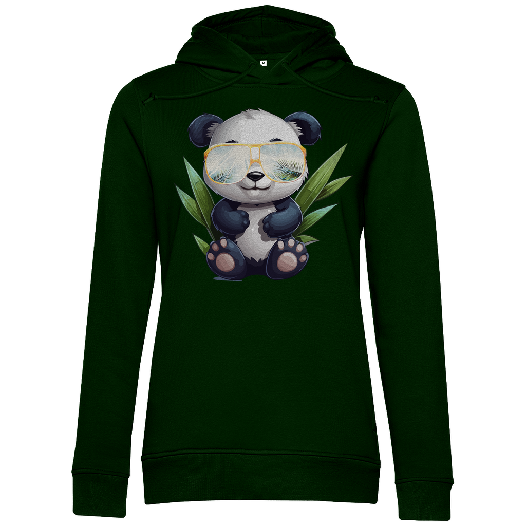 #001 Panda, Damen Premium Bio Hoodie