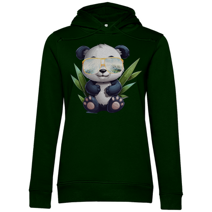 #001 Panda, Damen Premium Bio Hoodie