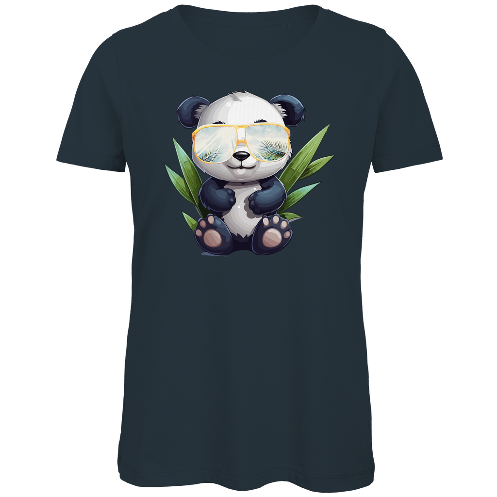 #001 Panda, Damen Premium Bio T-Shirt