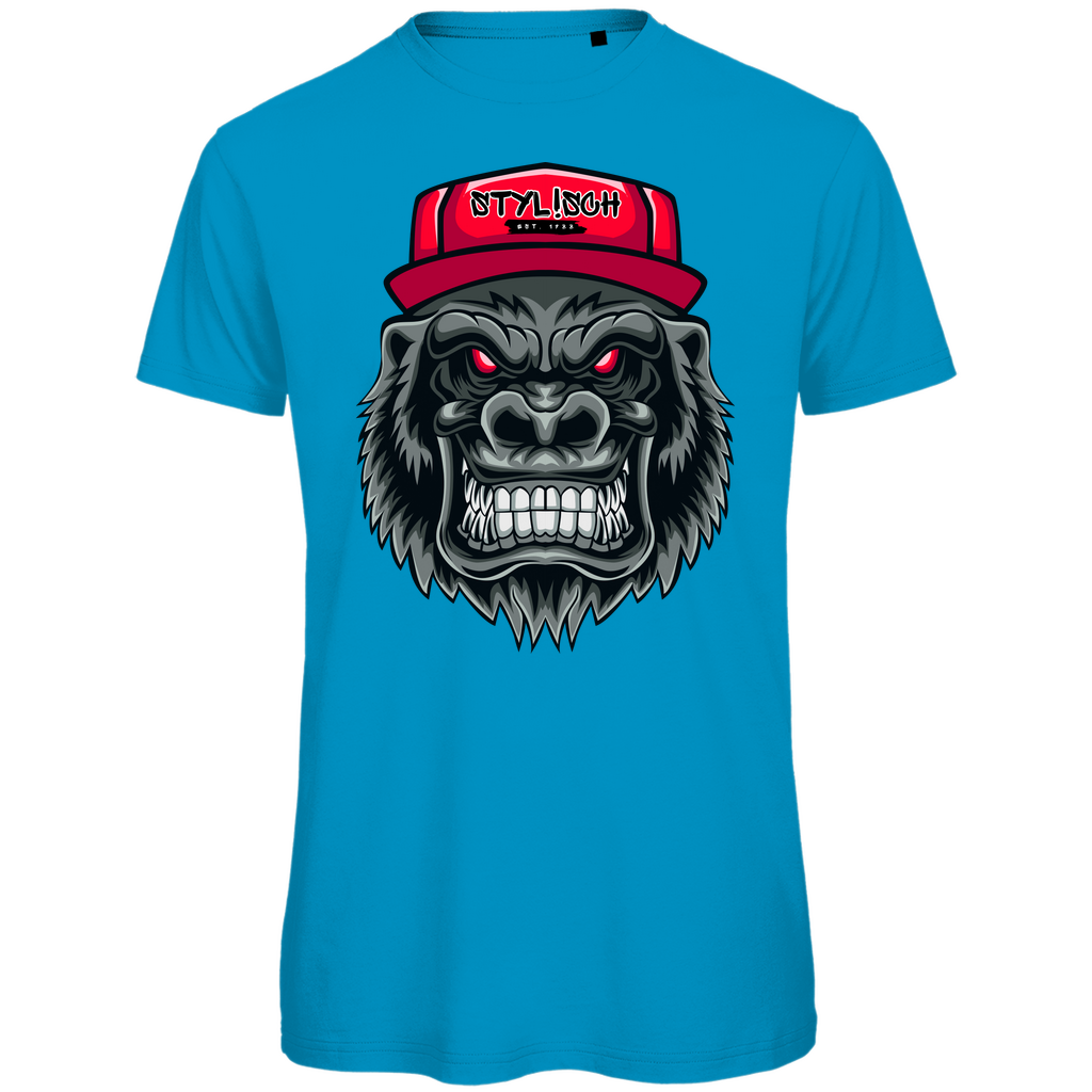 #002 Affe, Herren Premium Bio T-Shirt