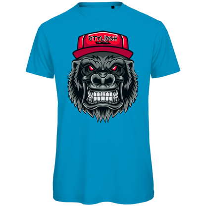 #002 Affe, Herren Premium Bio T-Shirt