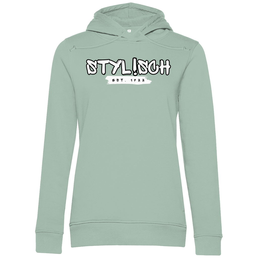 #002 STYLISCH, Damen Premium Bio Hoodie