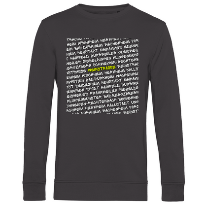 #001 Weinstraße, Herren Premium Bio Sweatshirt