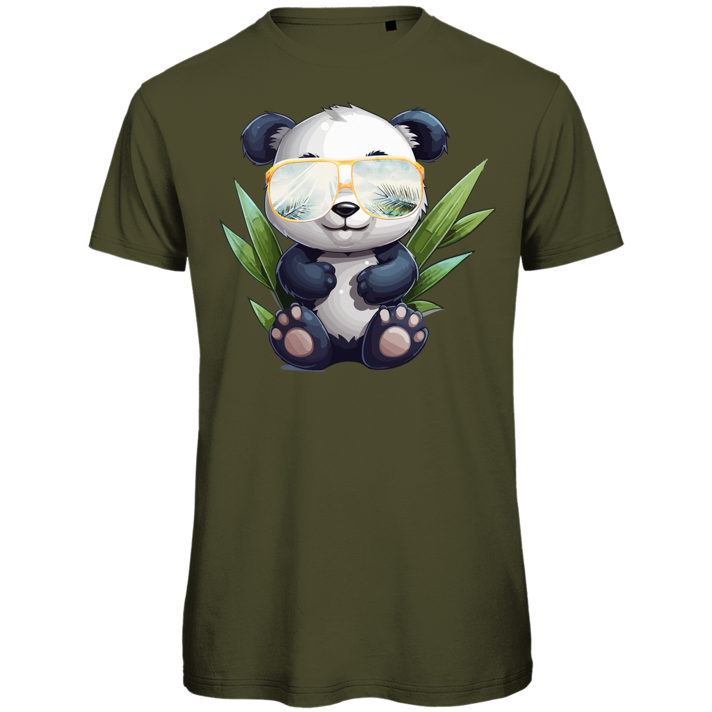 #001 Panda, Herren Premium Bio T-Shirt