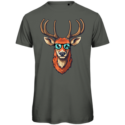 #001 Hirsch, Herren Premium Bio T-Shirt