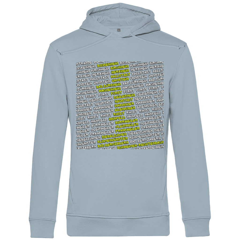 #002 Weinstraße, Herren Premium Bio Hoodie