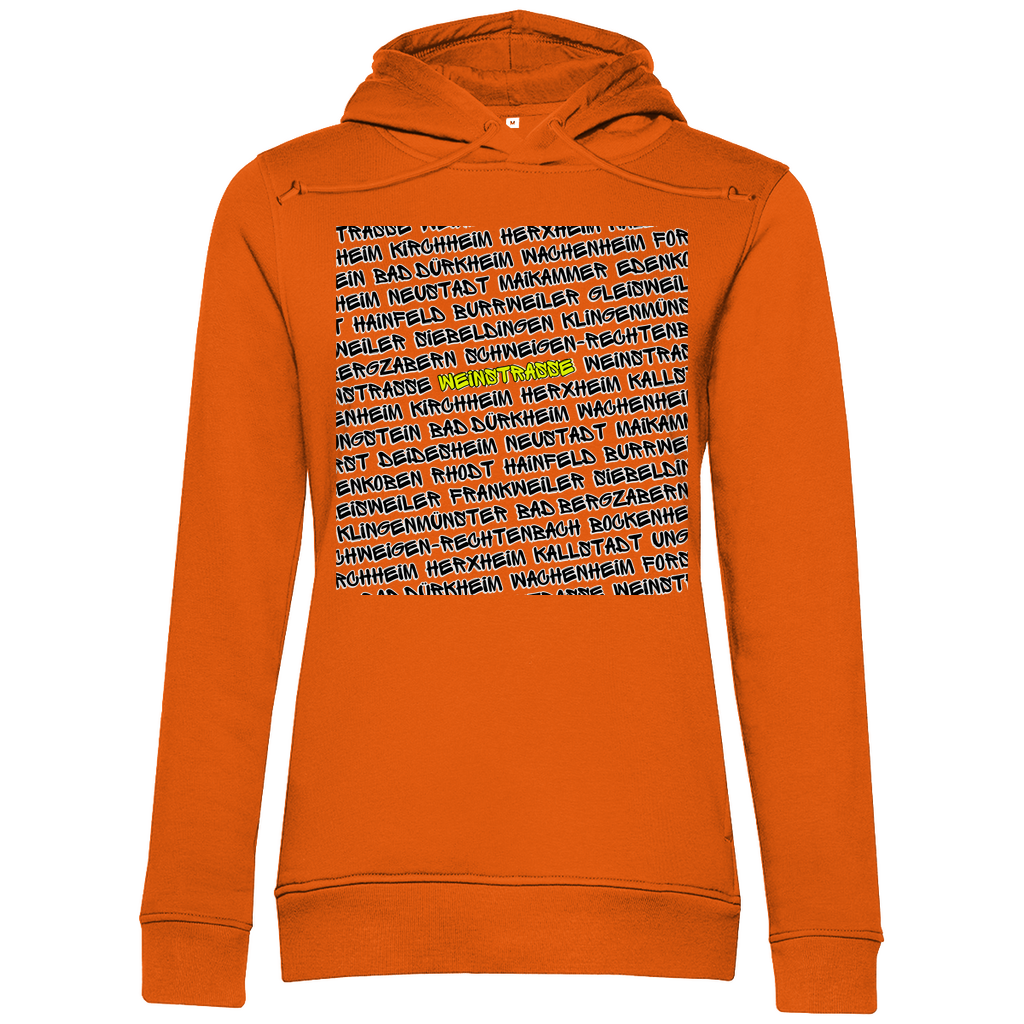 #001 Weinstraße, Damen Premium Bio Hoodie