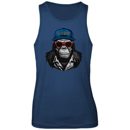 #001 Affe, Herren Premium Tank Top
