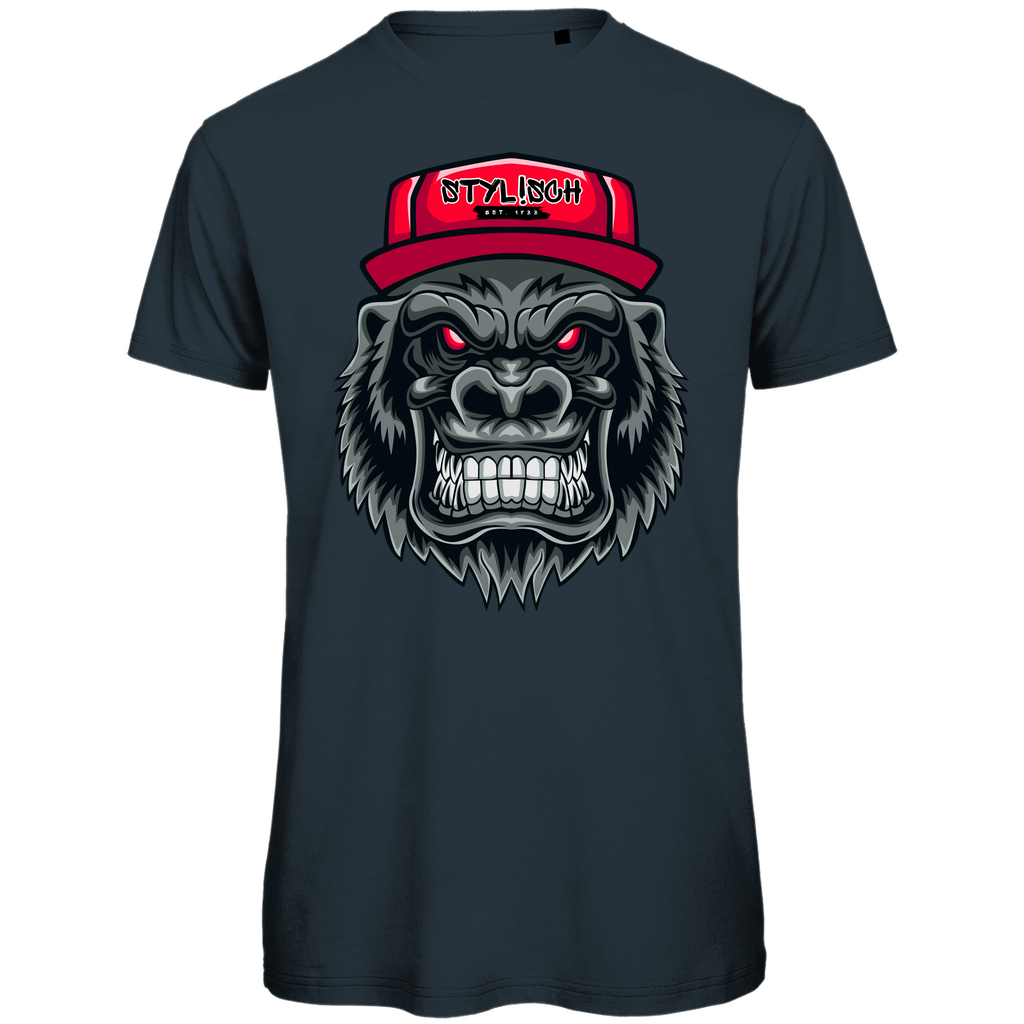 #002 Affe, Herren Premium Bio T-Shirt