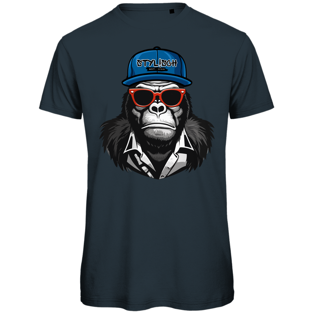 #001 Affe, Herren Premium Bio T-Shirt