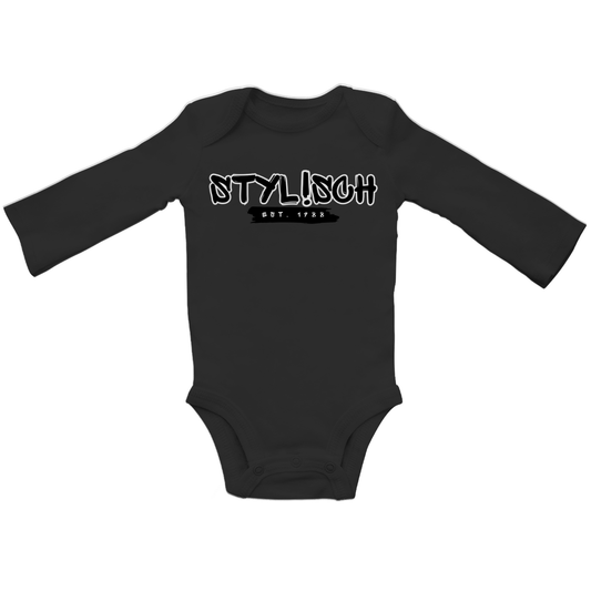 #001 STYLISCH, Baby Premium Bio Bodysuite, Langarm