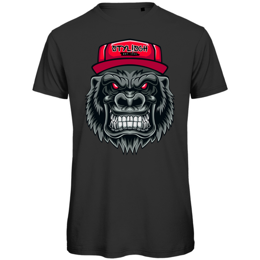 #002 Affe, Herren Premium Bio T-Shirt