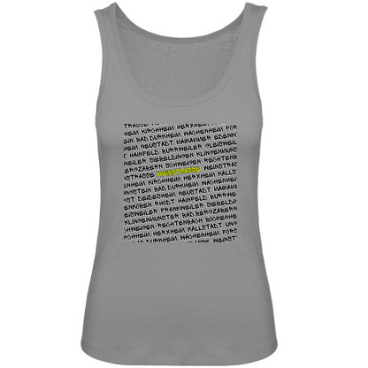 #001 Weinstraße, Damen Premium Organic Tank Top