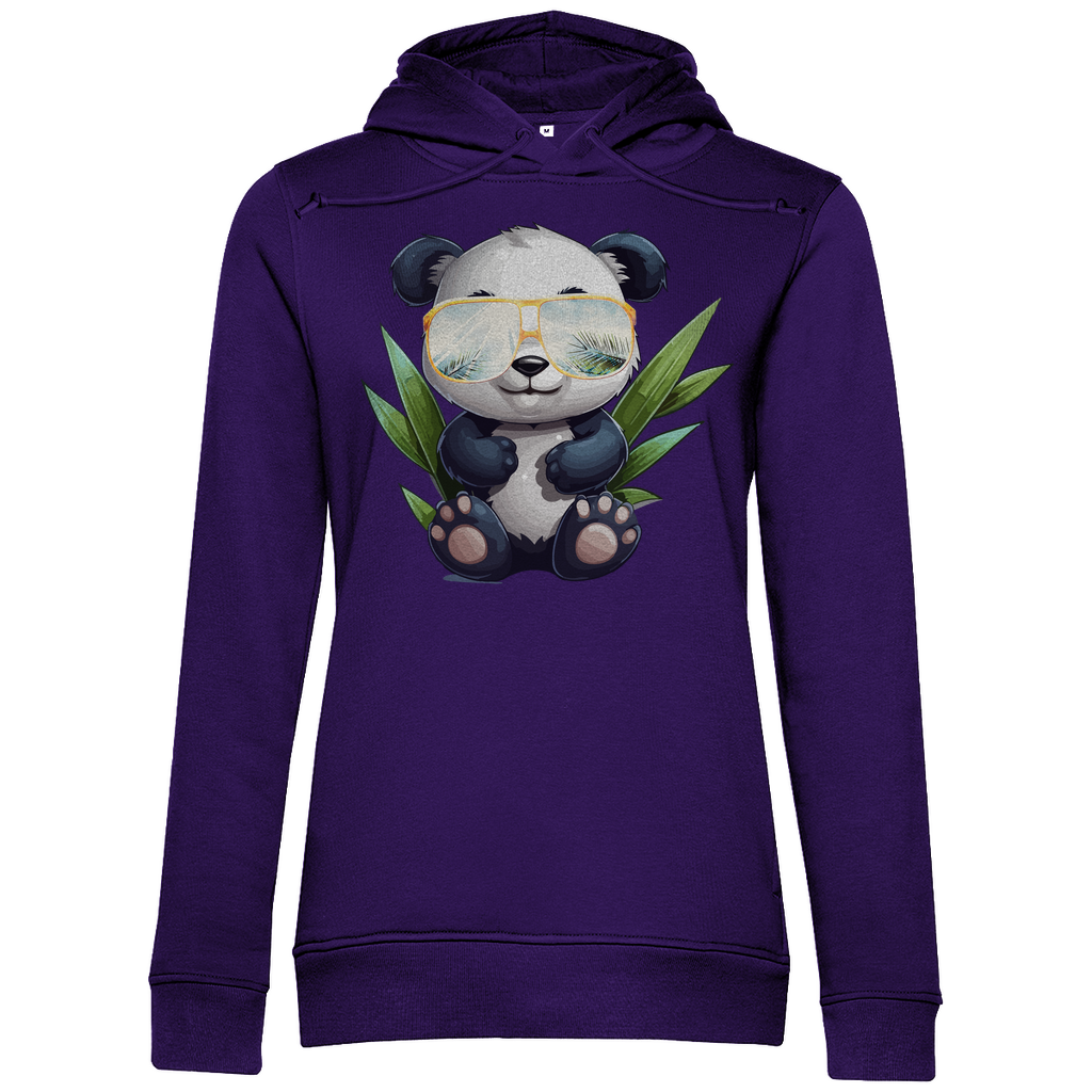#001 Panda, Damen Premium Bio Hoodie